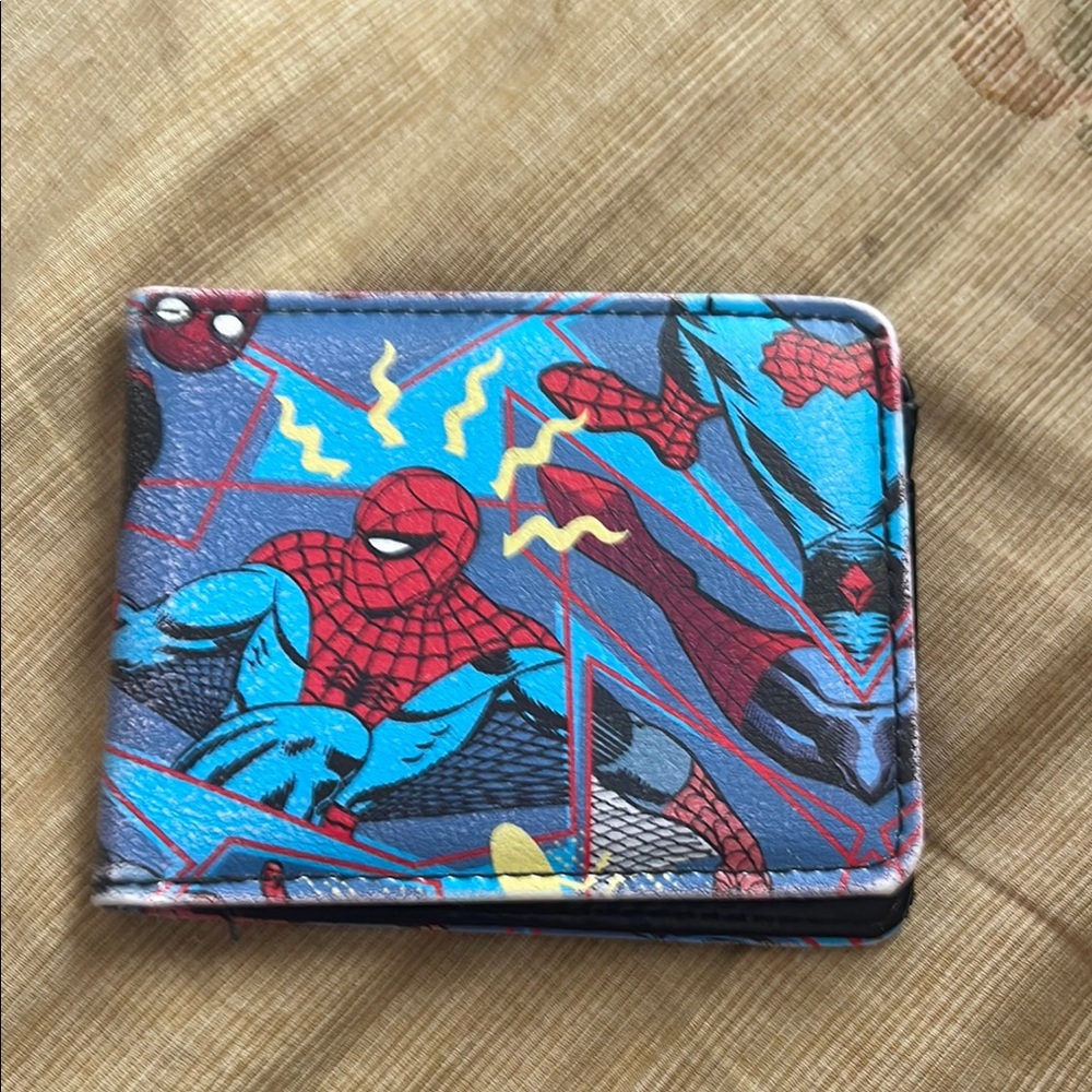 Spider-Man Kids Wallet - Blue and Red